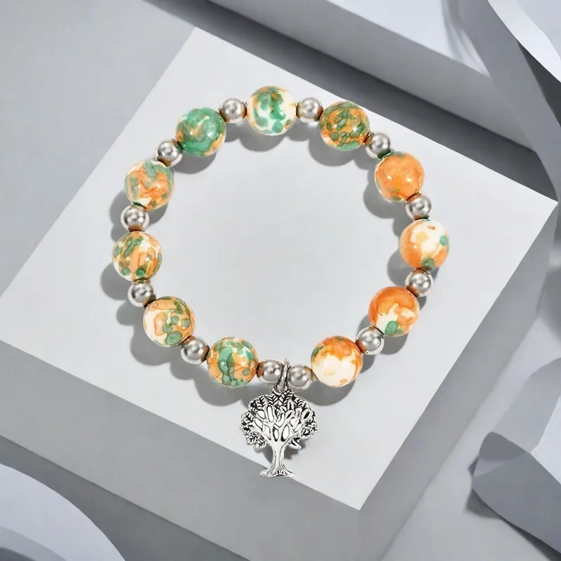 QIANFANGDAHUANGYE Resin Bracelets Unisex-3