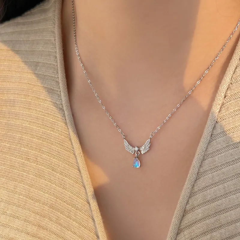 QIANFANGDAHUANGYE Zircon Necklaces Women's-1