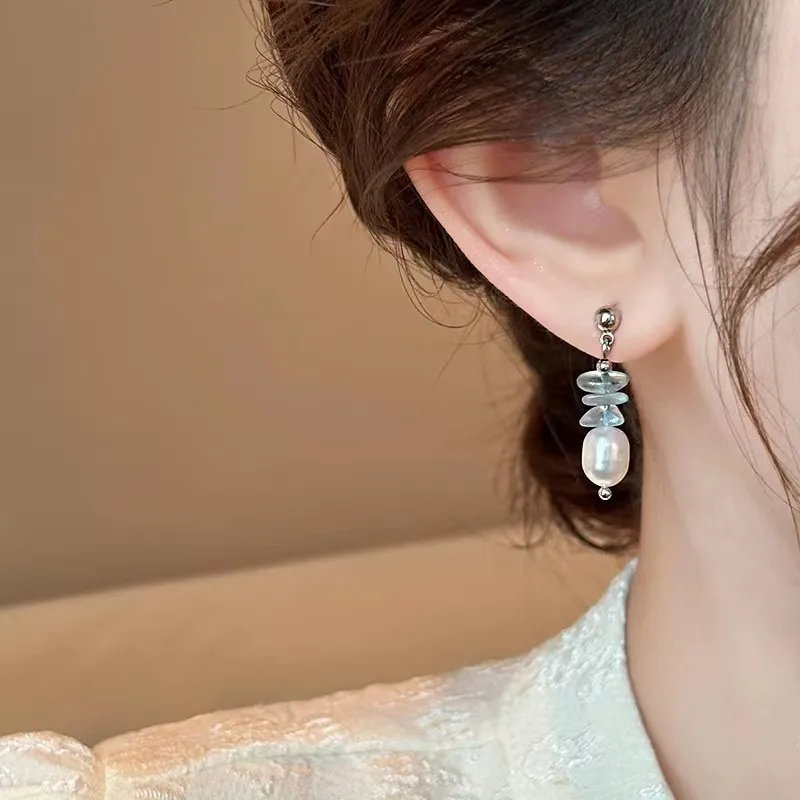 QIANFANGDAHUANGYE Alloy Earrings Women's-1