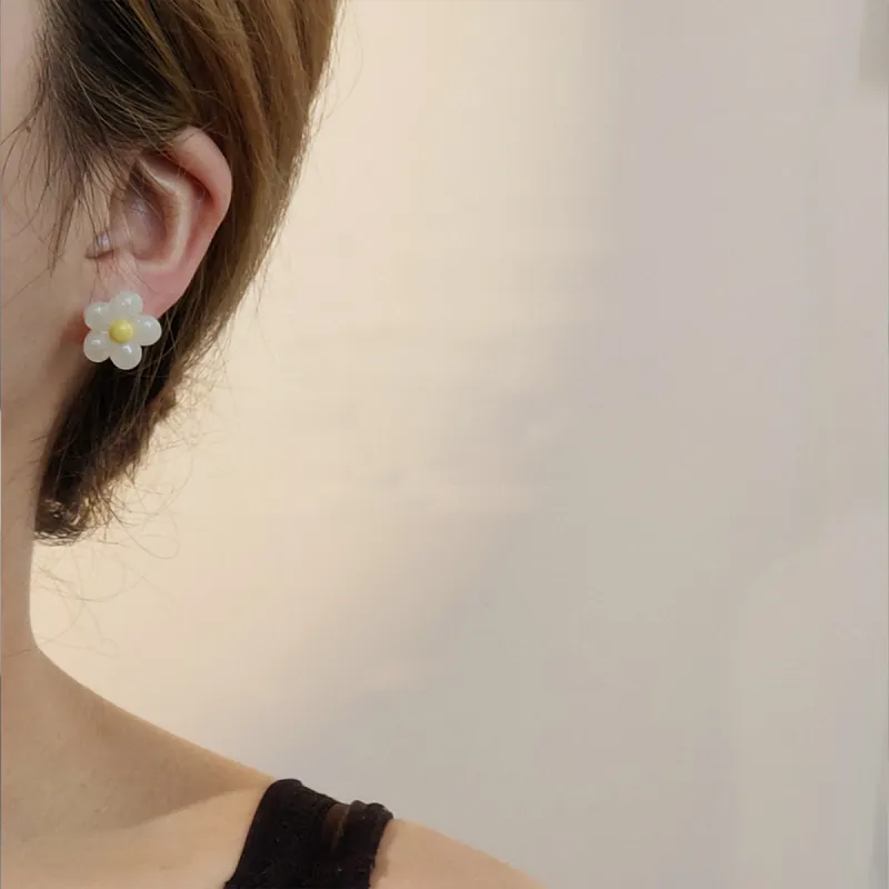 QIANFANGDAHUANGYE Resin Stud Earrings Women's-1