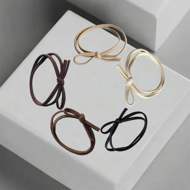 QIANFANGDAHUANGYE Fabric Hair Tie Women's-3