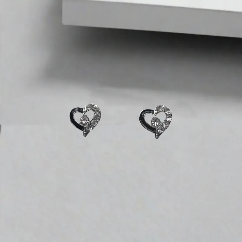 QIANFANGDAHUANGYE Zircon Stud Earrings Women's-3