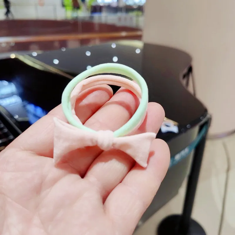 QIANFANGDAHUANGYE Cotton Linen Blend Hair Tie Women's-1