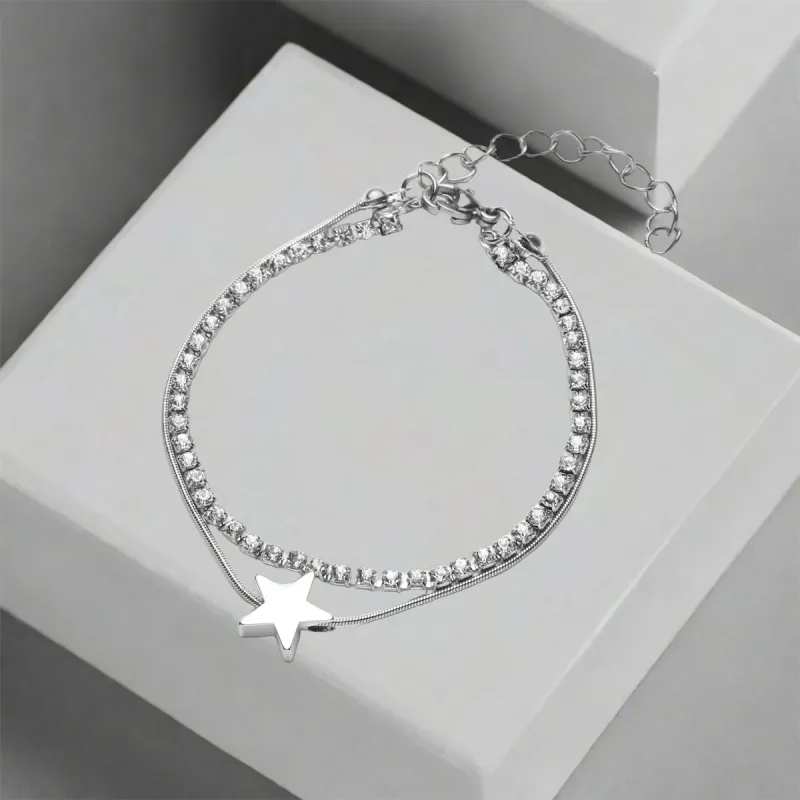 QIANFANGDAHUANGYE Zircon Bracelets Women's-4