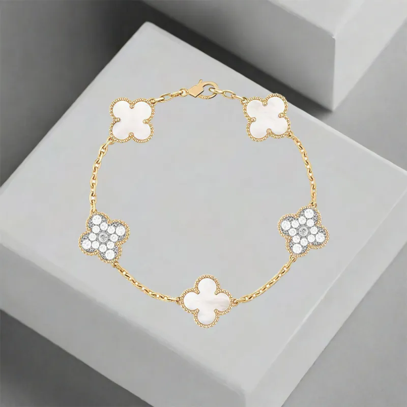 QIANFANGDAHUANGYE Zircon Bracelets Women's-4