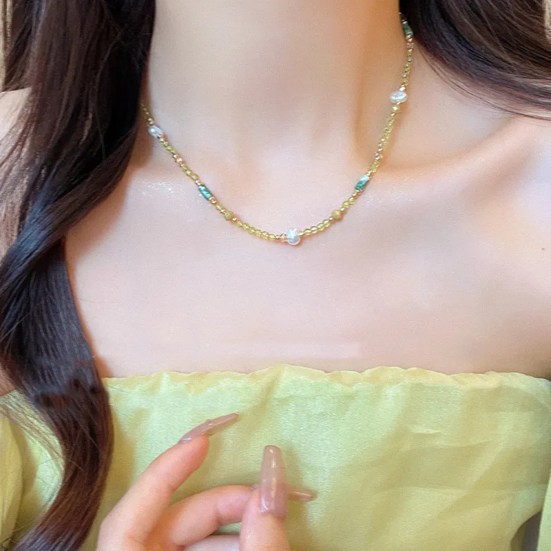 QIANFANGDAHUANGYE Alloy/Resin Necklaces Women's-1