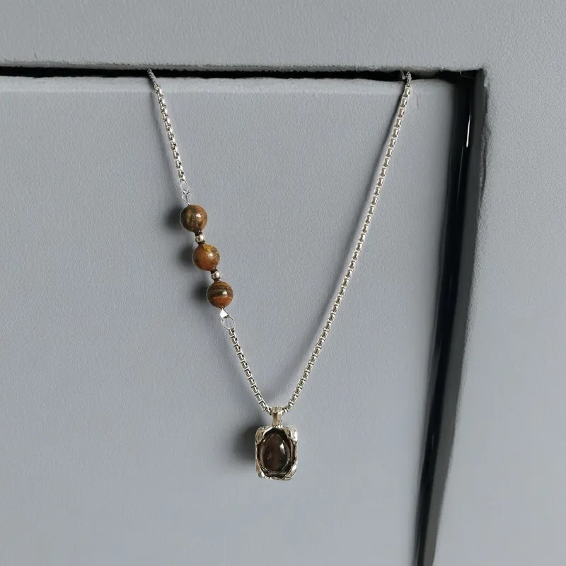QIANFANGDAHUANGYE Titanium Steel Necklaces Women's-3