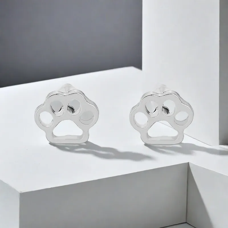 QIANFANGDAHUANGYE S925 Silver Stud Earrings Women's-1