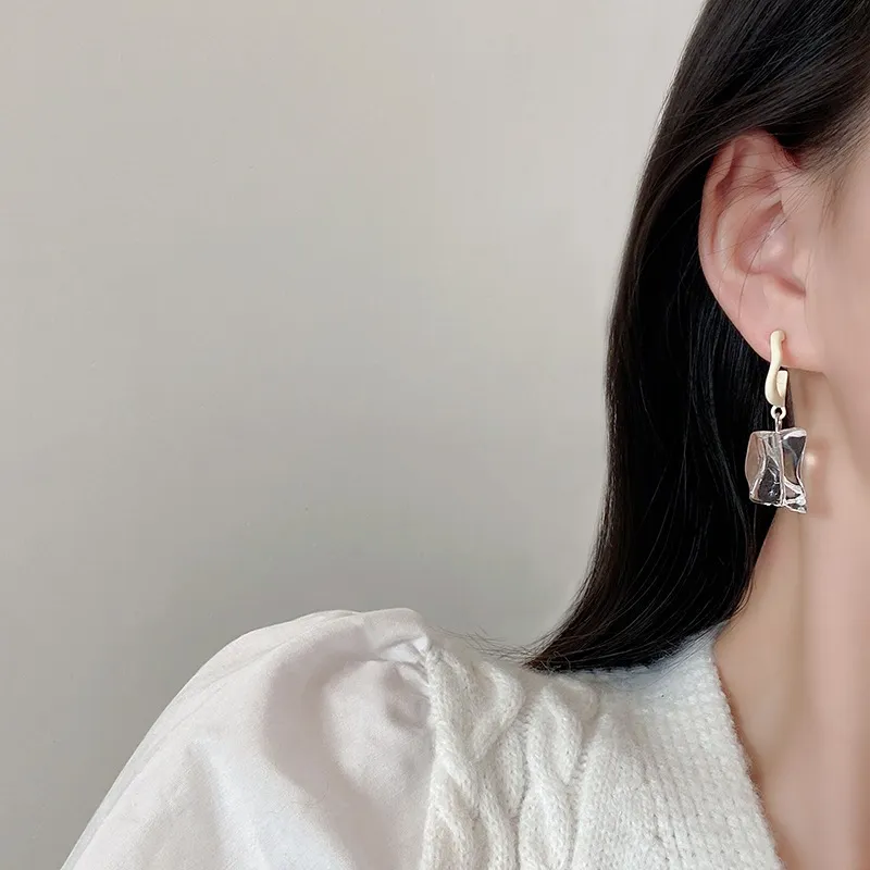 QIANFANGDAHUANGYE S925 Silver Earrings Women's-1