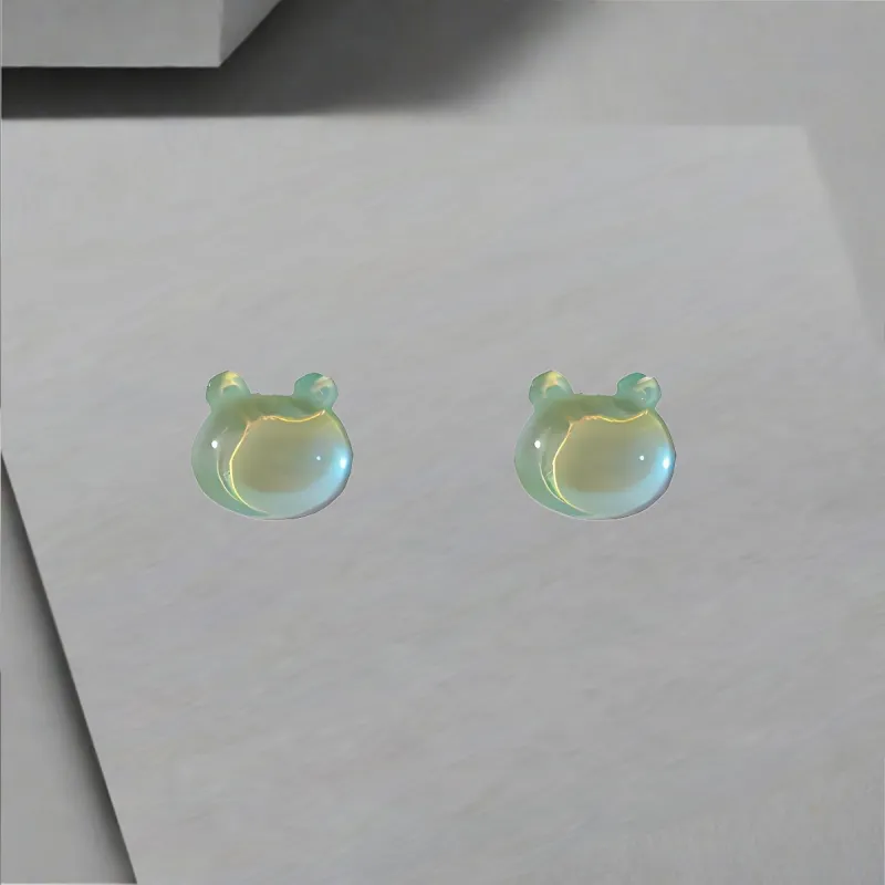 QIANFANGDAHUANGYE Resin Stud Earrings Women's-2
