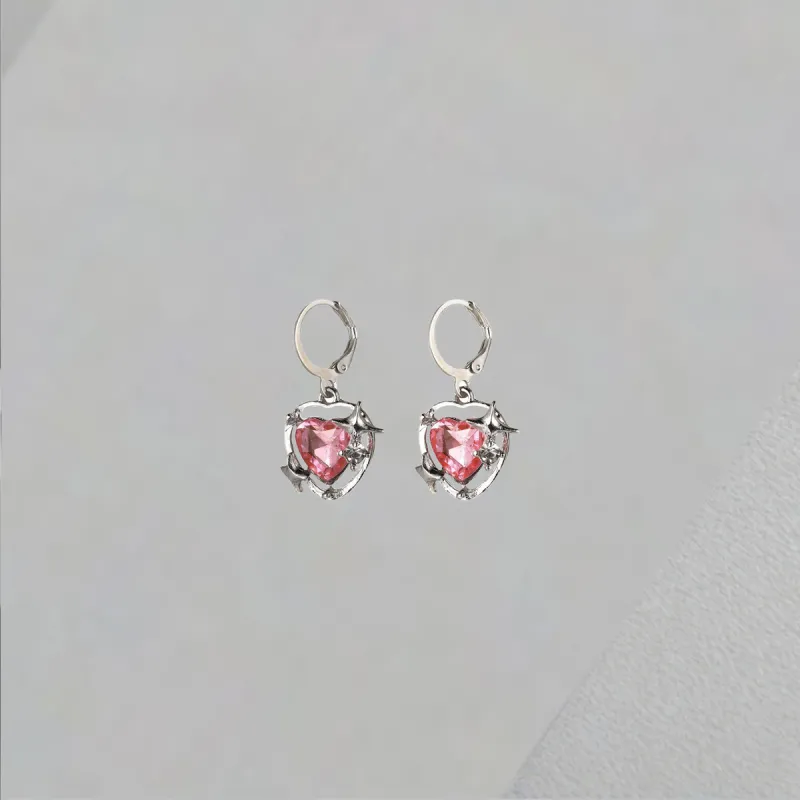 QIANFANGDAHUANGYE Zircon Earrings Women's-2