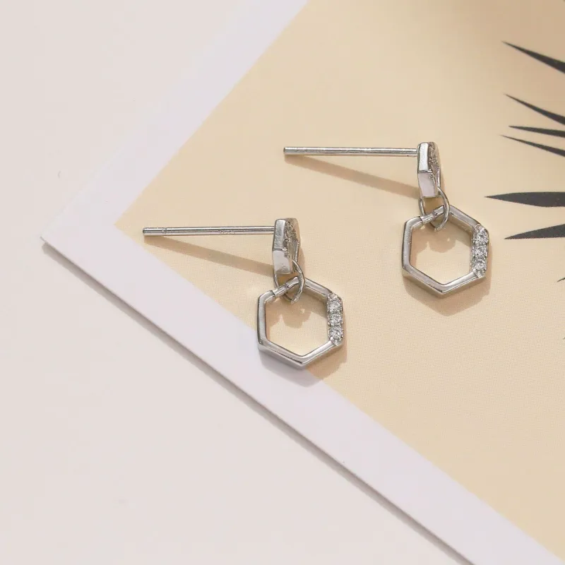 QIANFANGDAHUANGYE Alloy Earrings Women's-2