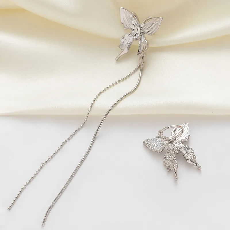QIANFANGDAHUANGYE Alloy No Hole Clip on Earrings Women's-2