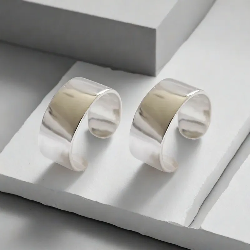 QIANFANGDAHUANGYE Alloy Clip On Earrings Unisex-7