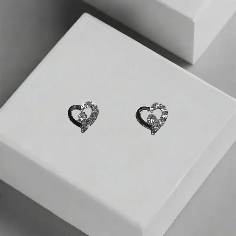 QIANFANGDAHUANGYE Zircon Stud Earrings Women's-2