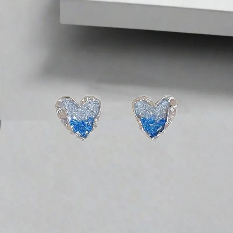 QIANFANGDAHUANGYE 925 Sterling Silver Stud Earrings Women's-5