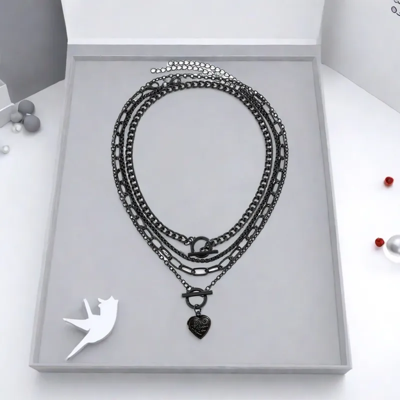 QIANFANGDAHUANGYE Alloy Necklaces Women's-2