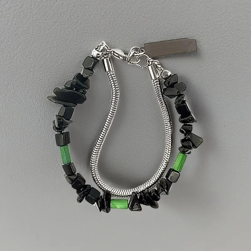 QIANFANGDAHUANGYE Titanium Steel Bracelets Men's-3