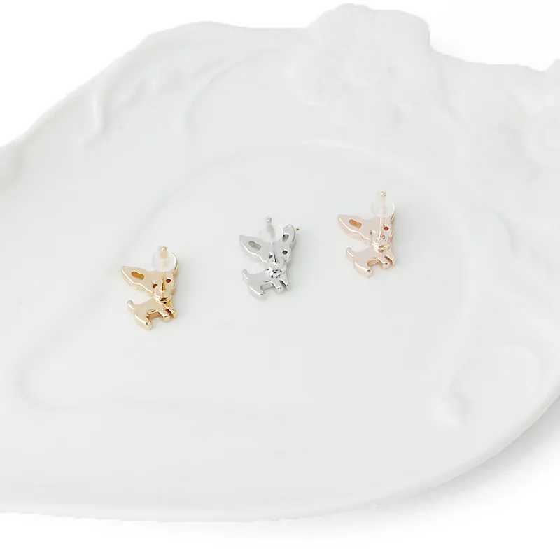 QIANFANGDAHUANGYE S925 Silver Stud Earrings Women's-1