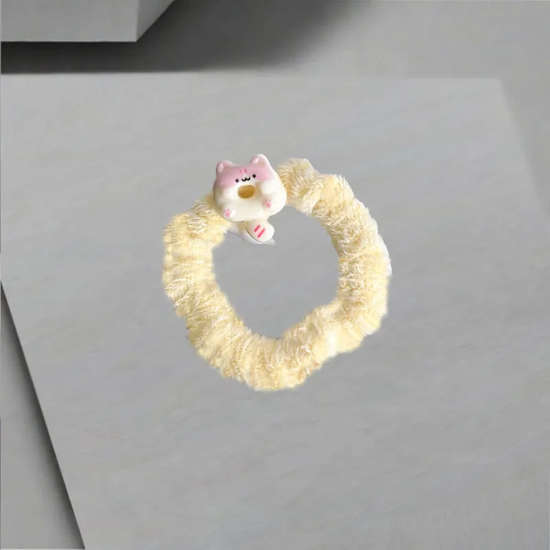 QIANFANGDAHUANGYE Resin Hair Tie Women's-5