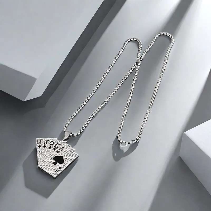QIANFANGDAHUANGYE Alloy Necklaces Unisex-5