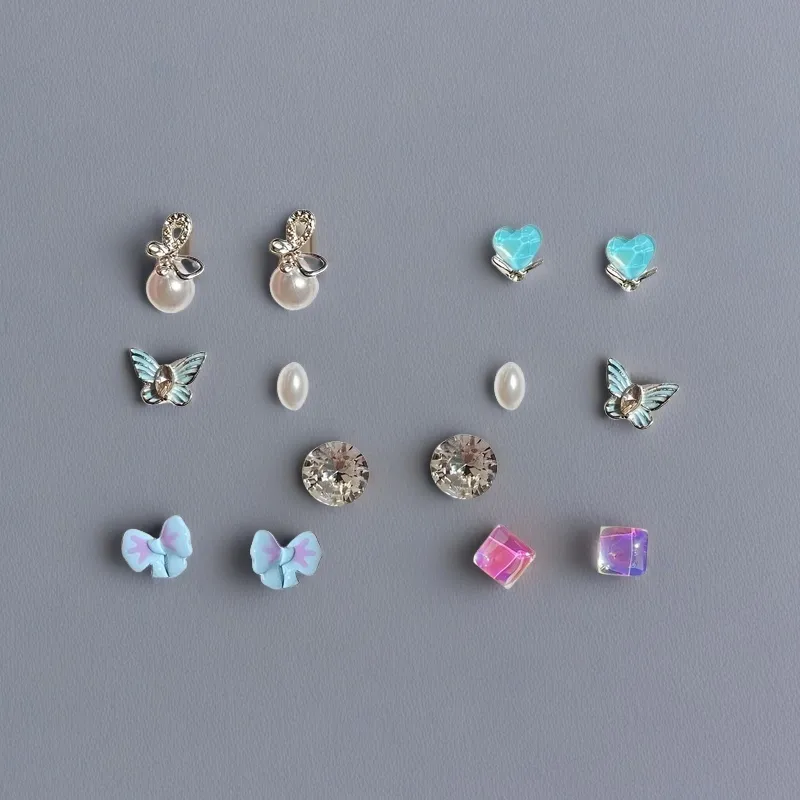 QIANFANGDAHUANGYE Faux Pearl Stud Earrings Women's-3