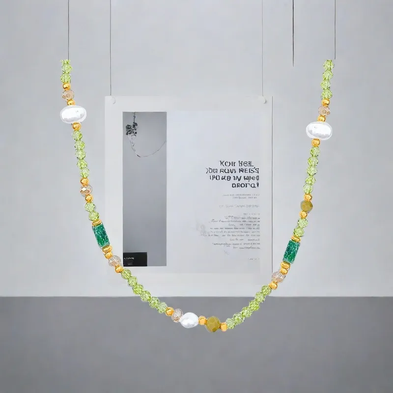 QIANFANGDAHUANGYE Alloy/Resin Necklaces Women's-4