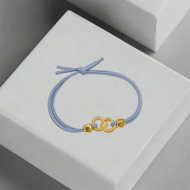 QIANFANGDAHUANGYE Fabric Hair Tie Women's-4