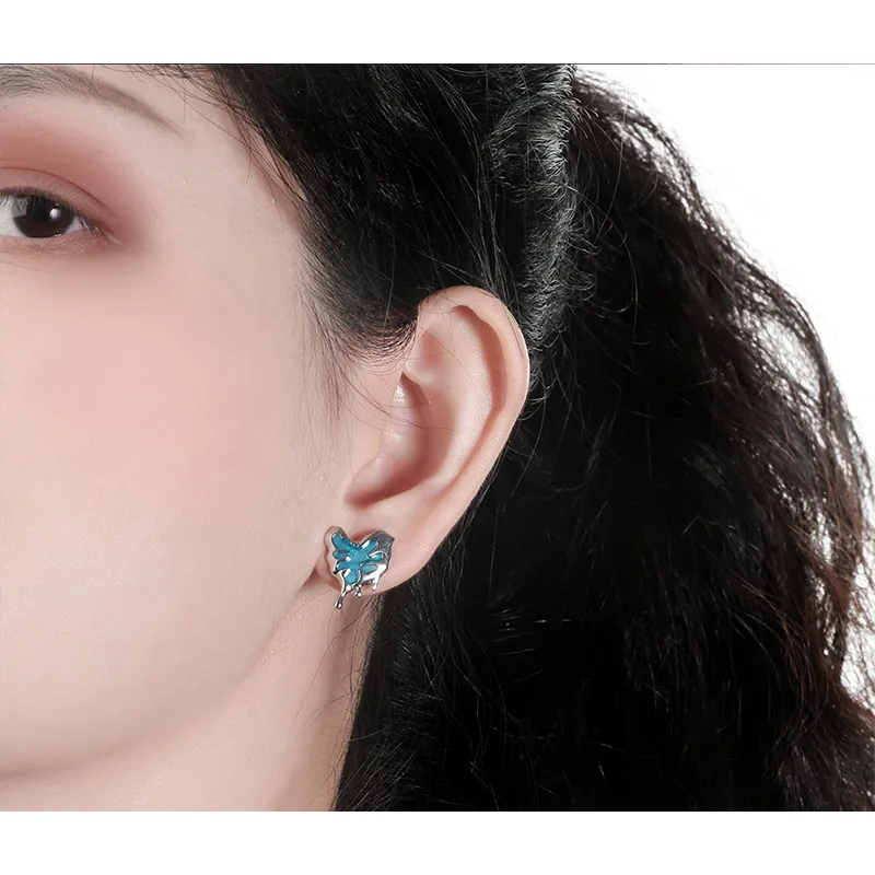 QIANFANGDAHUANGYE Alloy Stud Earrings Women's-1