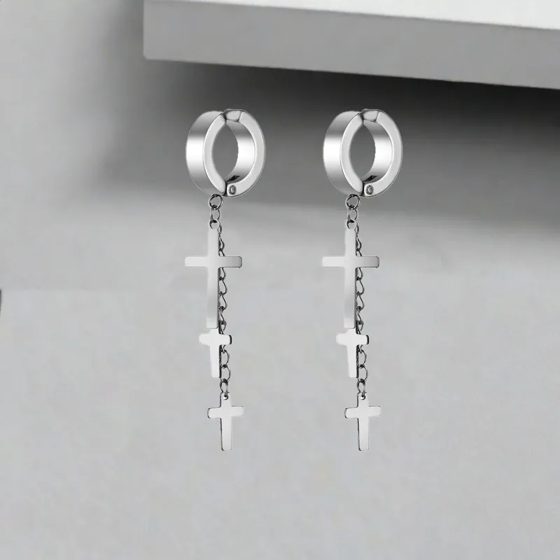 QIANFANGDAHUANGYE Alloy Clip On Earrings Unisex-8
