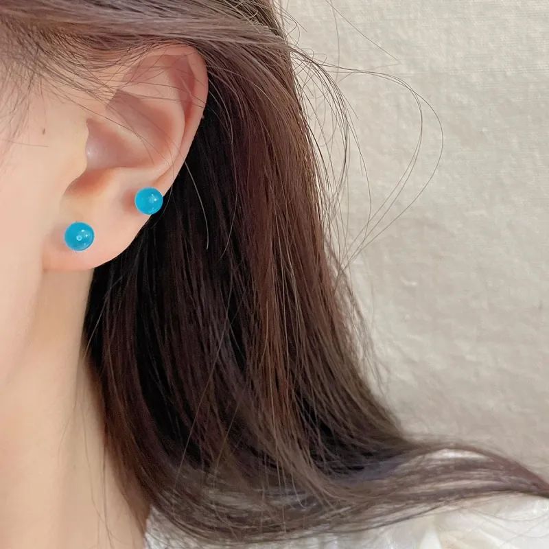QIANFANGDAHUANGYE Alloy Stud Earrings Women's-1