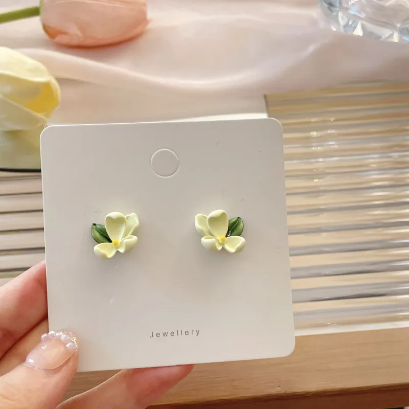 QIANFANGDAHUANGYE Resin Stud Earrings Women's-2