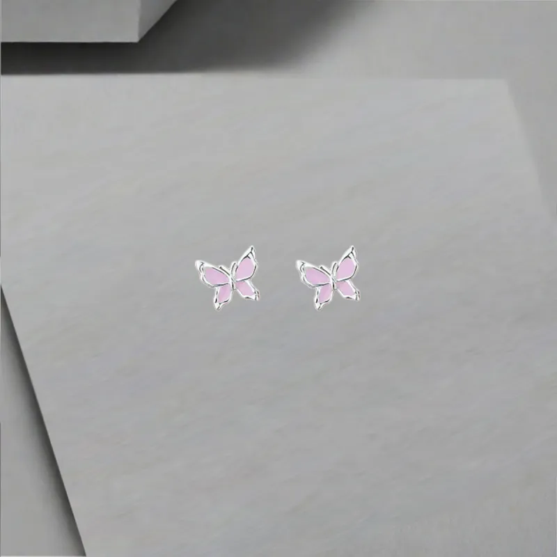 QIANFANGDAHUANGYE Oil Drip Stud Earrings Women's-4