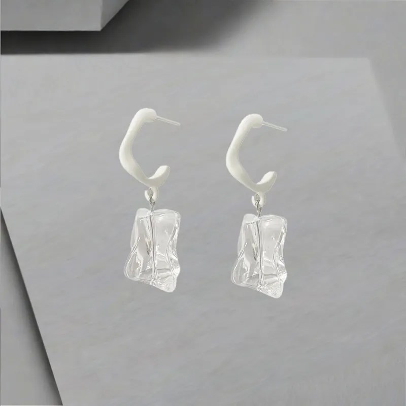 QIANFANGDAHUANGYE S925 Silver Earrings Women's-3