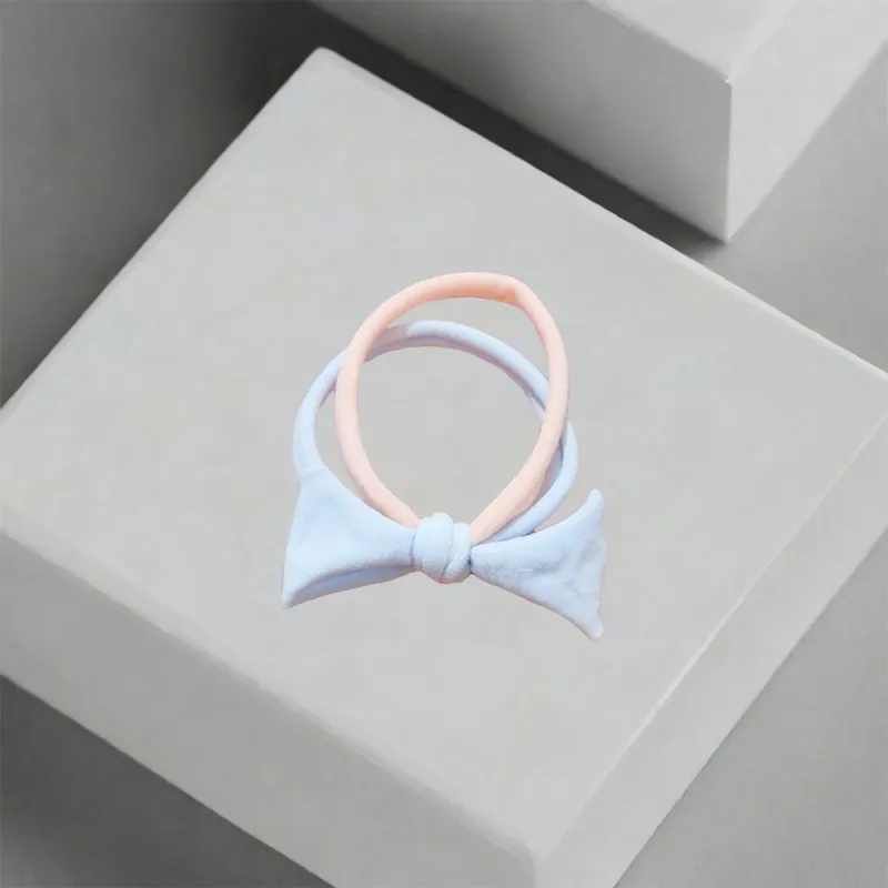 QIANFANGDAHUANGYE Cotton Linen Blend Hair Tie Women's-3
