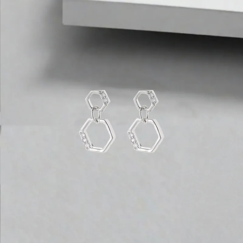QIANFANGDAHUANGYE Alloy Earrings Women's-4