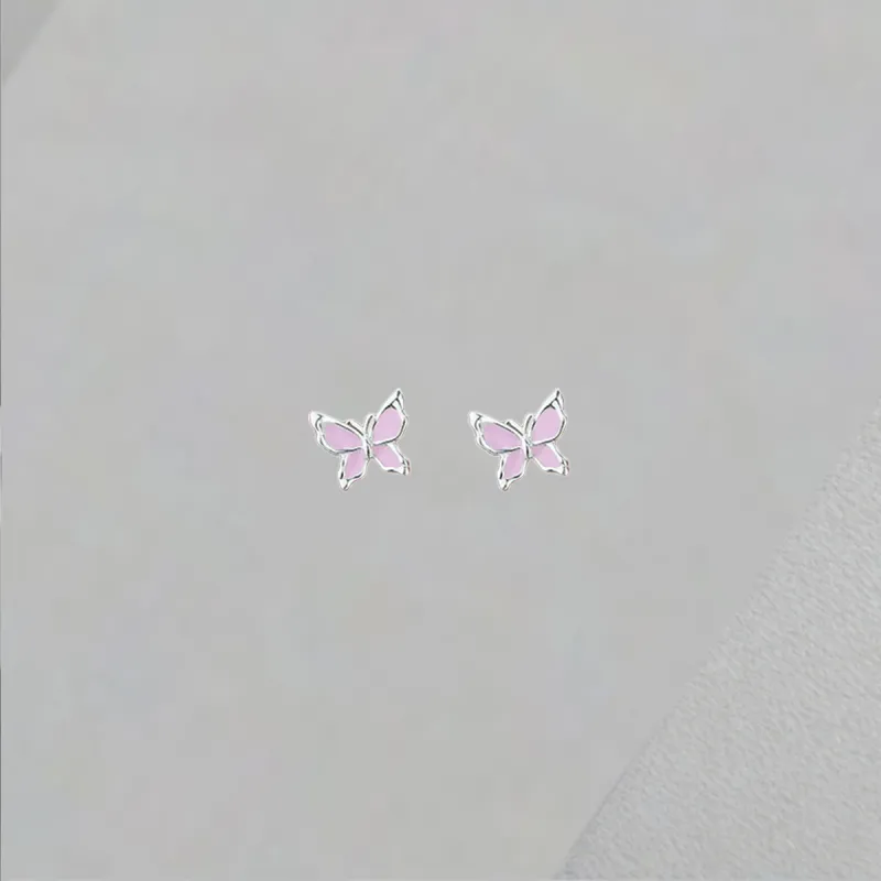 QIANFANGDAHUANGYE Oil Drip Stud Earrings Women's-1
