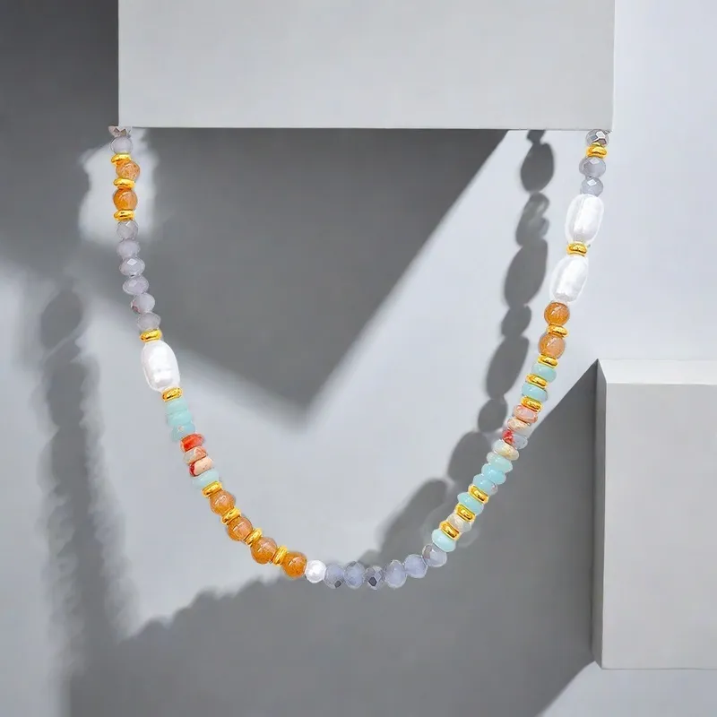QIANFANGDAHUANGYE Resin Necklaces Women's-2