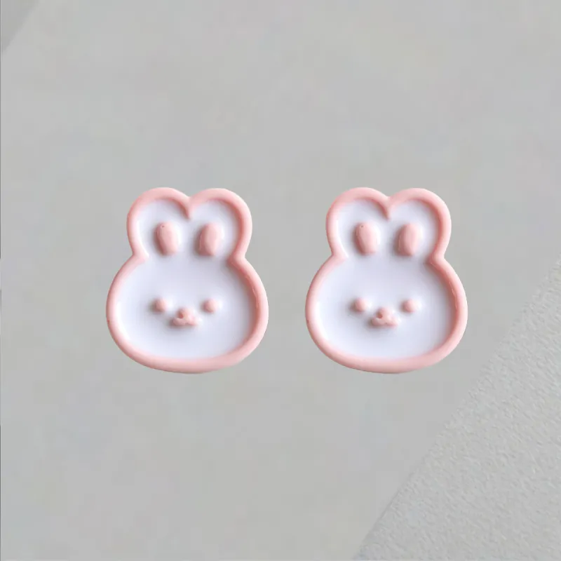 QIANFANGDAHUANGYE Oil Drip Stud Earrings Women's-2