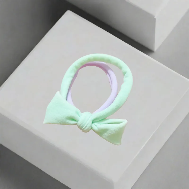 QIANFANGDAHUANGYE Cotton Linen Blend Hair Tie Women's-4