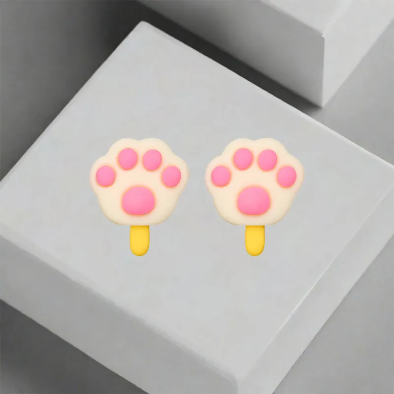 QIANFANGDAHUANGYE Resin Stud Earrings Women's-2
