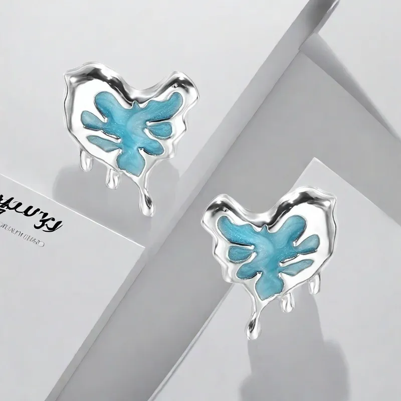 QIANFANGDAHUANGYE Alloy Stud Earrings Women's-4
