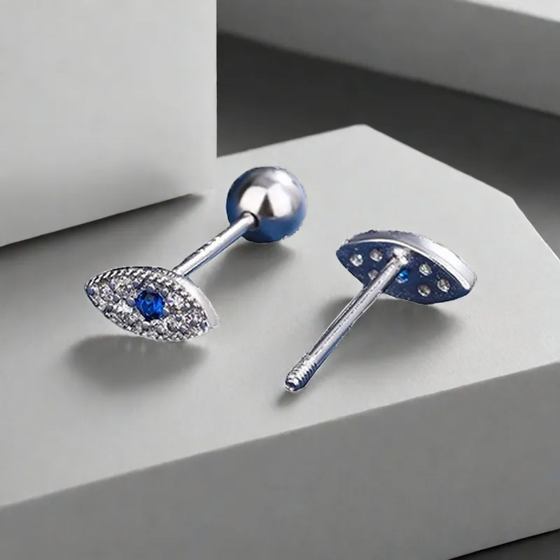 QIANFANGDAHUANGYE Zircon Stud Earrings Women's-6