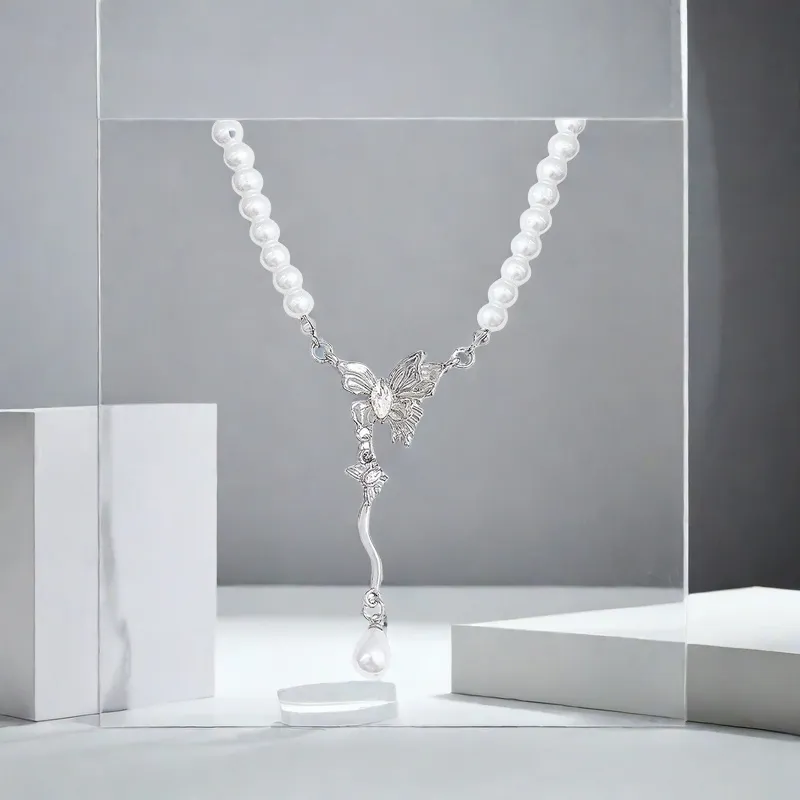 QIANFANGDAHUANGYE Alloy/Resin Necklaces Women's-4