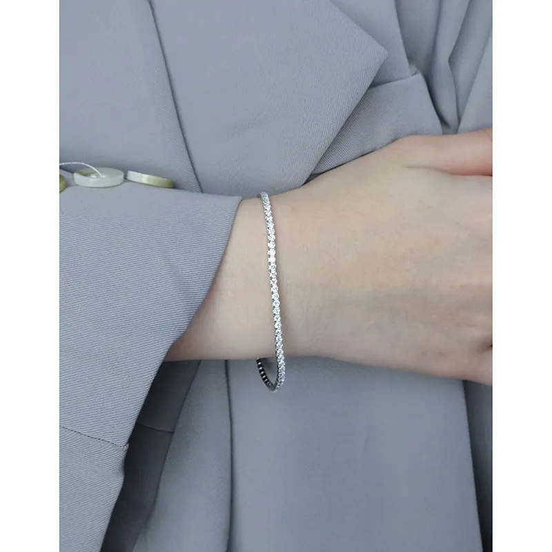 QIANFANGDAHUANGYE 925 Sterling Silver Bracelets Women's-1