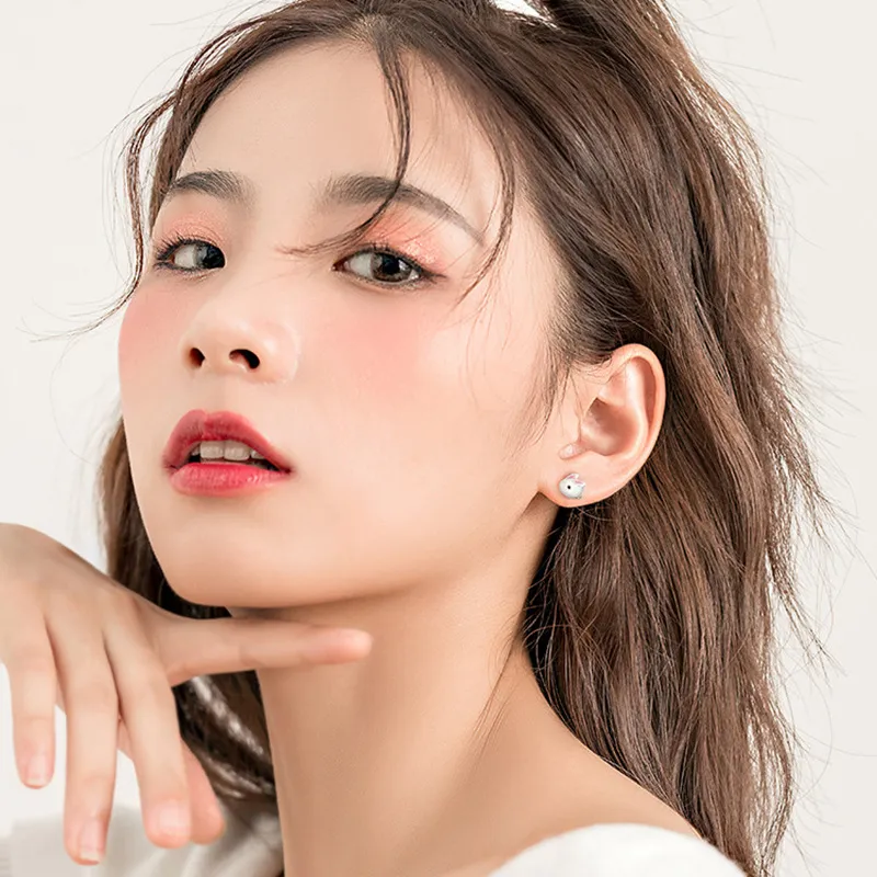 QIANFANGDAHUANGYE Alloy Stud Earrings Women's-1