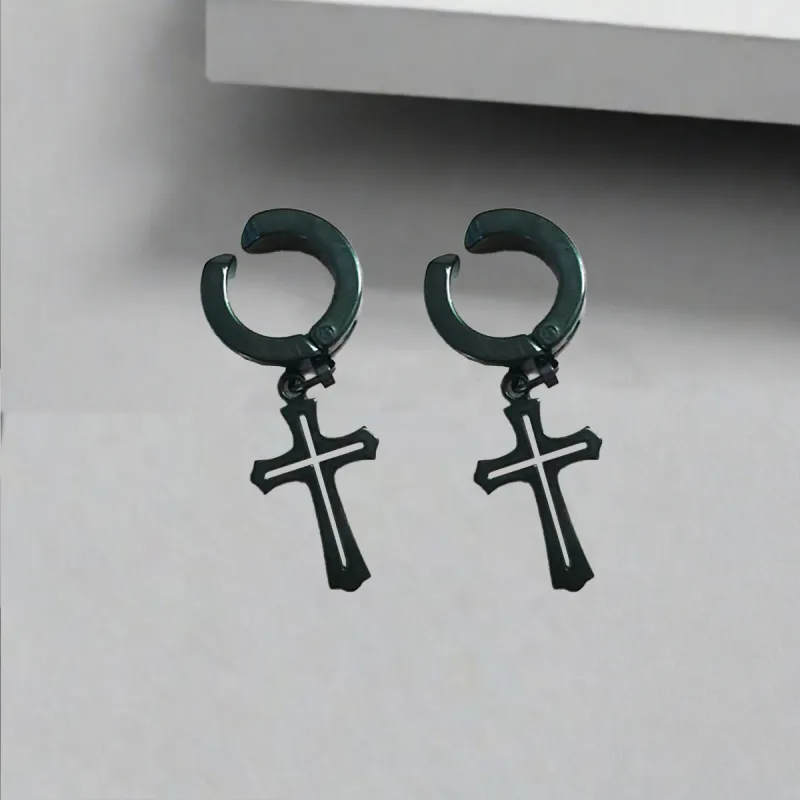QIANFANGDAHUANGYE Alloy Clip-On Earrings Unisex-5