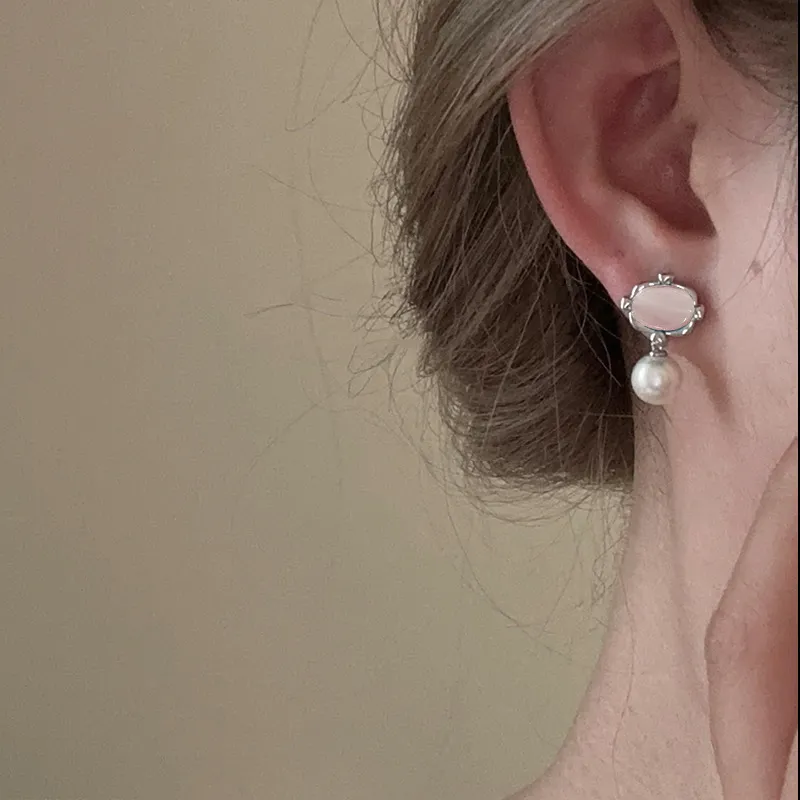 QIANFANGDAHUANGYE Zircon Earrings Women's-1