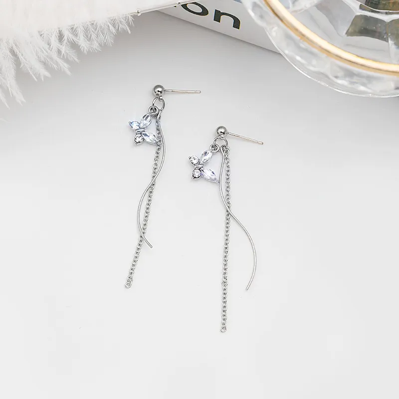 QIANFANGDAHUANGYE S925 Silver Stud Earrings Women's-1