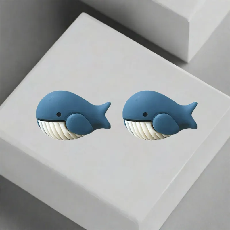 QIANFANGDAHUANGYE Resin Stud Earrings Women's-3